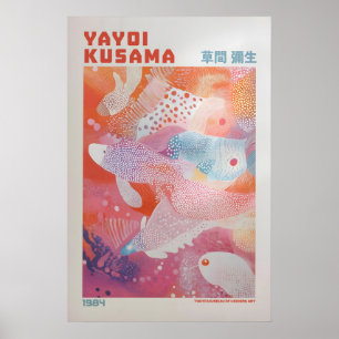 Impressão Yayoi Kusama, Impressão de Arte Moderna,