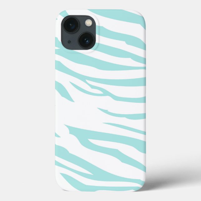 Impressão Zebra Azul no Céu (Verso)