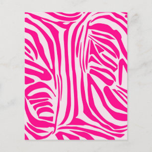 Impressão zebra rosa
