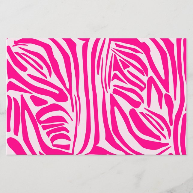 Impressão zebra rosa (Frente)