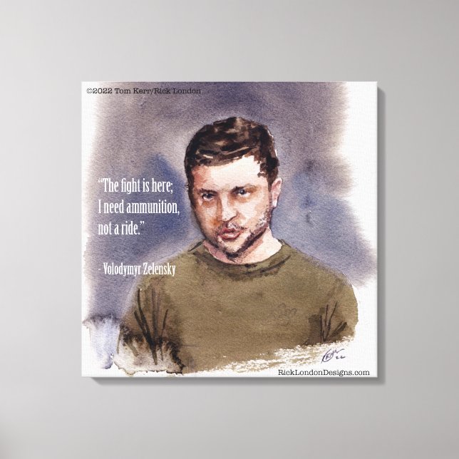 Impressão Zelensky, Volodymir (Frente)