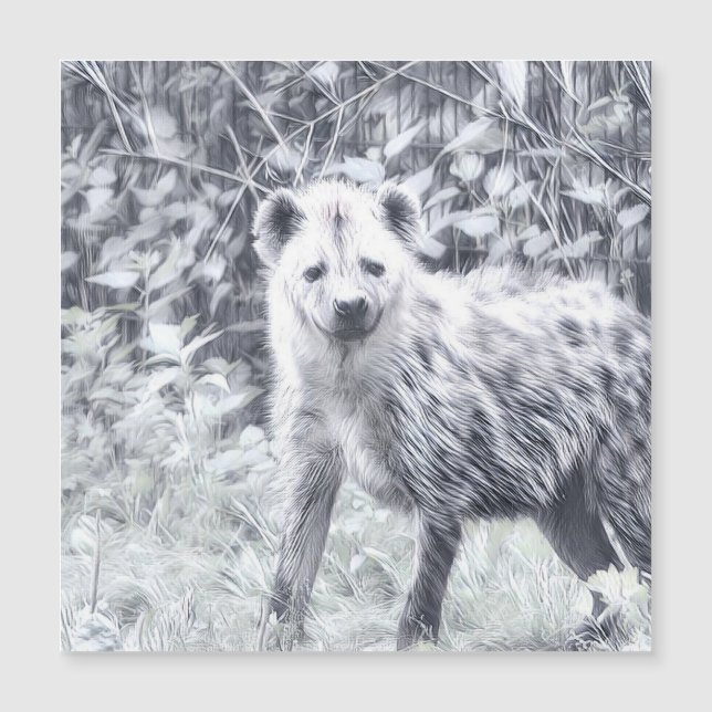 Impressionante Animal - hiena (Frente)