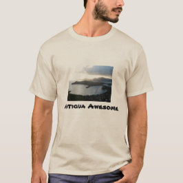 Impressionante Antígua Foto/ Cotação T-shirt mascu