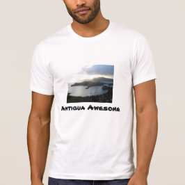 Impressionante Antígua Foto/ Cotação T-shirt mascu
