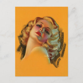 Impressionante! cartão postal pin-up art
