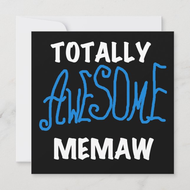 Impressionante Memaw Blue T shirts e presentes (Frente)