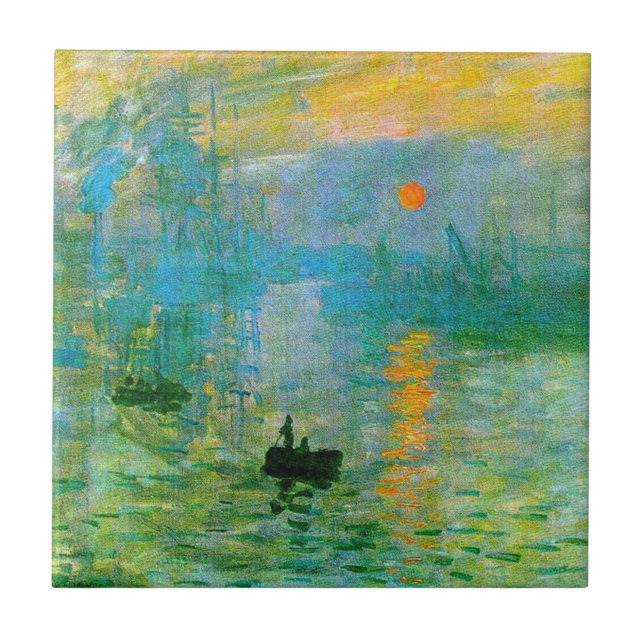 Impressionismo monet Azulejo (Frente)