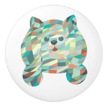 Impressionismo triangular de gato bonito