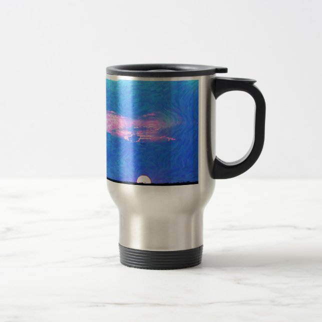 Impressionista Caneca de viagem de alumínio sunset (Direita)