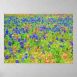 Impressionista Poster Bluebonnet