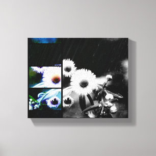 Impressões Aglow das canvas da colagem da arte do
