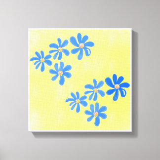 Impressões Amarelos de Arte Simples Original