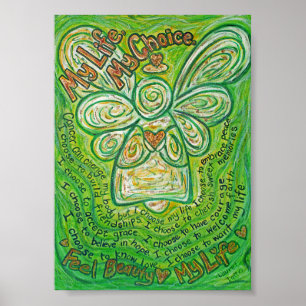 Impressões Canceres De Poster De Pintura De Anjo 