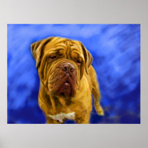 Impressões das belas artes de Dogue de Bordéus