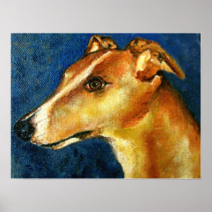 Impressões das belas artes do retrato do cão do