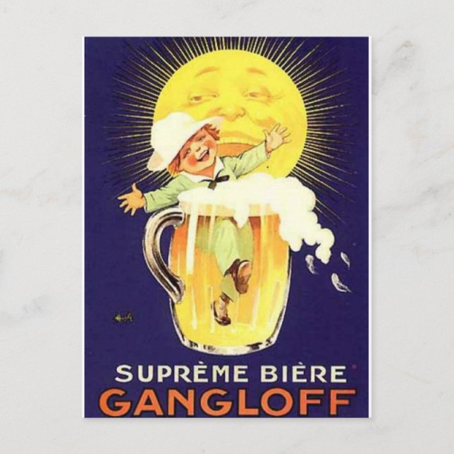 Impressões De Anúncios De Álcool Vintage (Frente)