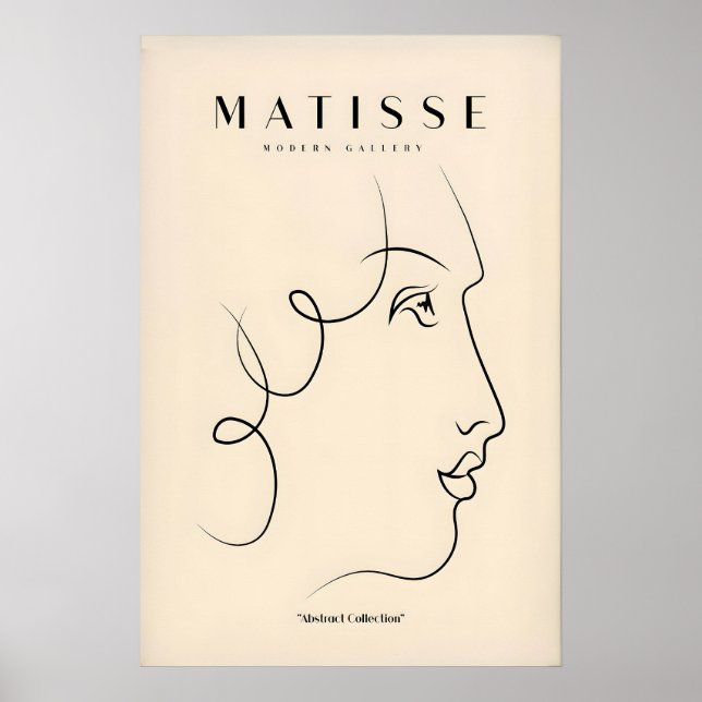 Impressões de Arte de Matisse - Arte Linear do Ros (Frente)