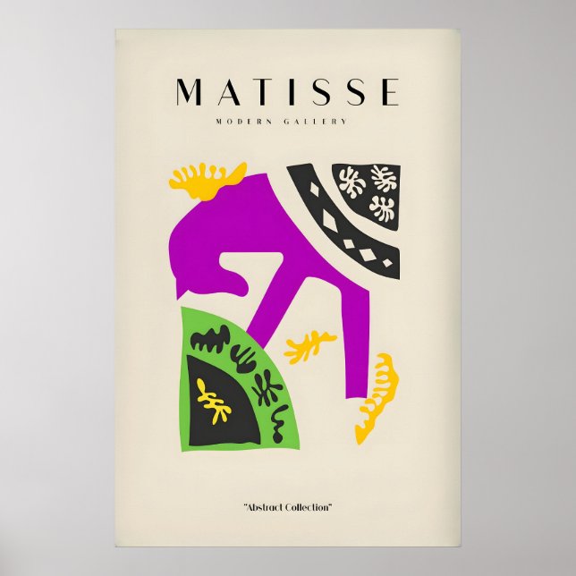 Impressões de Arte de Matisse - Figura Abstrata de (Frente)