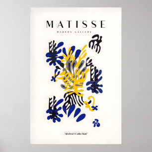 Impressões de Arte de Matisse - Floral Abstrato Az