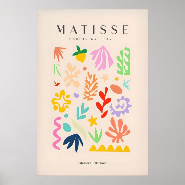 Impressões de Arte de Matisse - Mistura de Formas  (Frente)