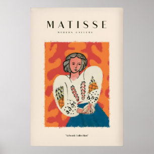 Impressões de Arte de Matisse - Mulher Blusa Branc