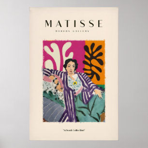 Impressões de Arte de Matisse - Mulher Reclinada R