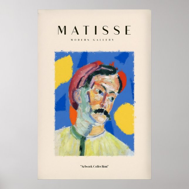 Impressões de Arte de Matisse - Poster de Retrato  (Frente)