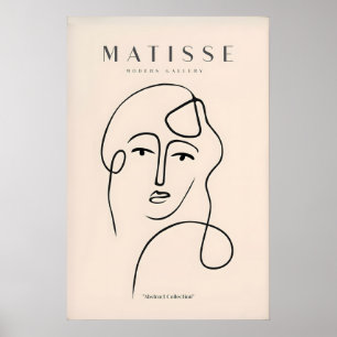 Impressões de Arte de Matisse - Rosto Abstrato de