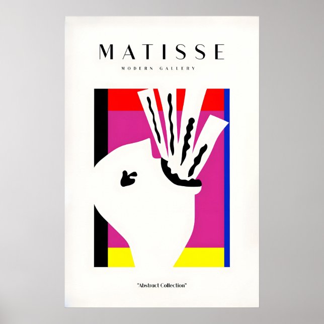 Impressões de Arte de Matisse - Série Jazz Cabeça  (Frente)