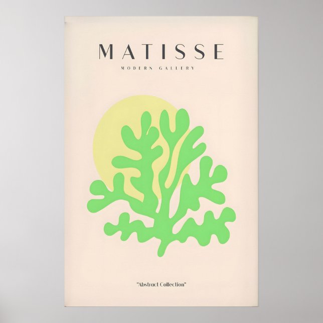Impressões de Arte de Matisse - Sol Abstrato de Co (Frente)