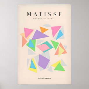 Impressões de Arte de Matisse - Triângulos Geométr