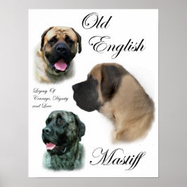 Impressões de Arte Mastiff Inglês