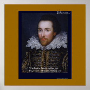 Impressões de Cartaz "Amor Celestial" de Shakespea