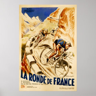 Impressões de cartazes de bicicleta vintage La Ron