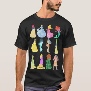 Impressões de coloração aquosa Camisa T clássica