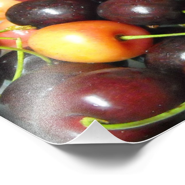 Impressões de fotografia com Comida de Cerejas Mis (Borda)