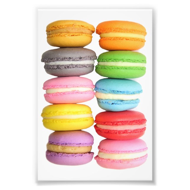 Impressões de Fotografia de Macarons (Frente)