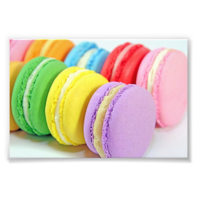 Impressões de Fotografia de Macarons (Frente)