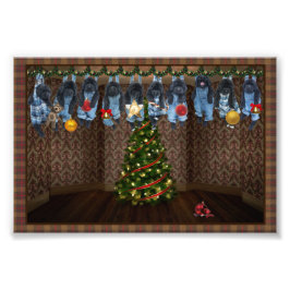 Impressões de Fotos de Natal Penduradas