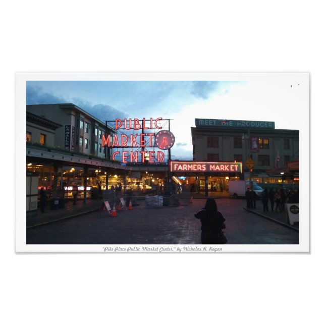 impressões de fotos "Pike Place Public Market Cent (Frente)