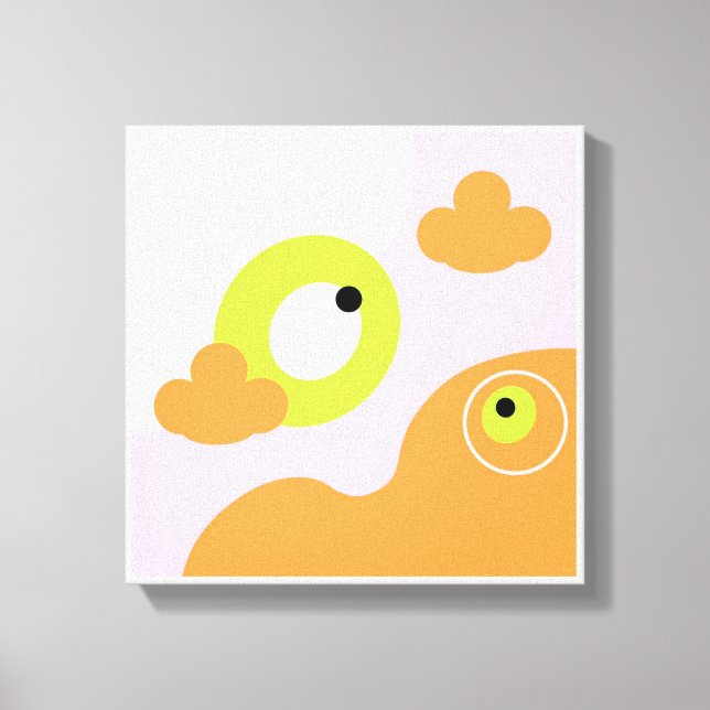 Impressões de pássaros Rosa Simples com Arte Origi (Frente)