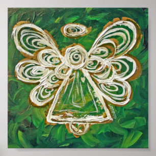 Impressões de Poster de Arte do Angel Green Guard