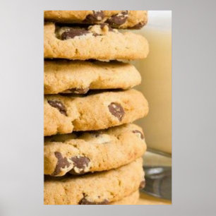 Impressões de Poster de Biscoitos com Gotículas de