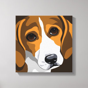 Impressões de tela de arte Beagle