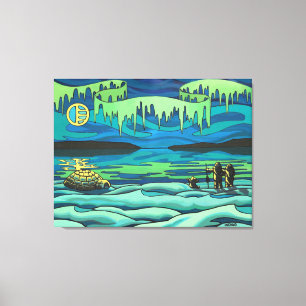 Impressões de tela de Impressão Inuit Love Pintu