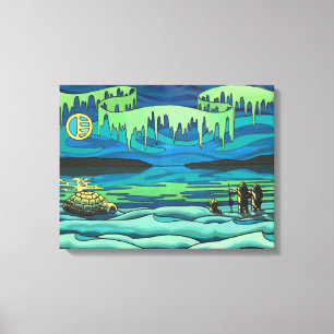 Impressões de tela de Impressão Inuit Love Pintu