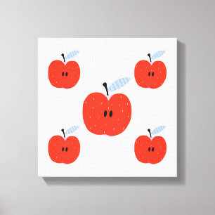 Impressões de tela de maçãs de arte simples origin