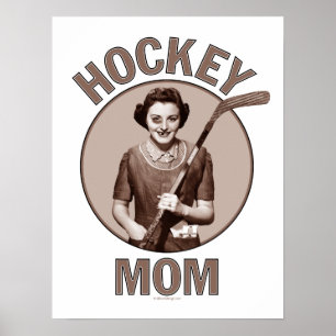 Impressões e posters da mamã do hóquei