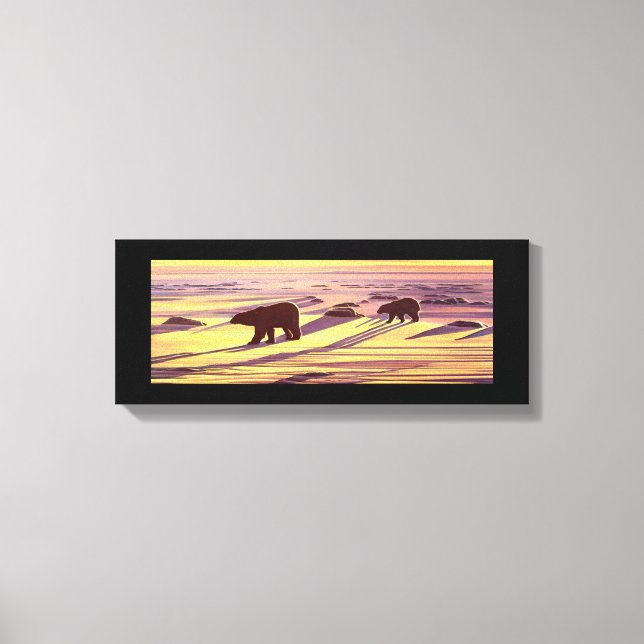 Impressões e Posters de pintura de Urso Polar (Frente)