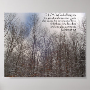 Impressões & posters: Árvores nevado